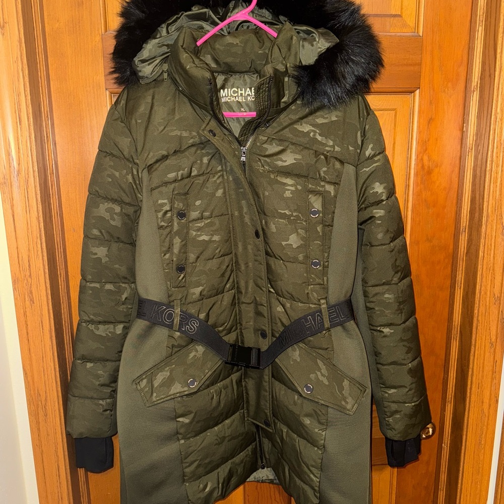 Michael Kors Camo Winter Jacket Women’s XL